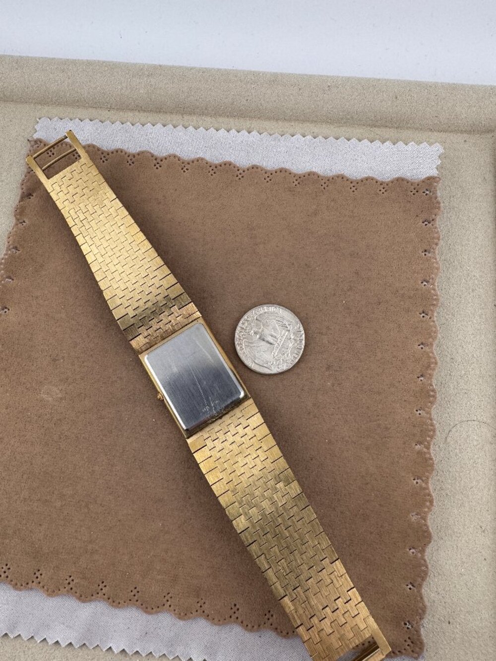 Vintage Swiss made Wittnauer Diamond dress watch and Italian Bracelet - Picture 11 of 12